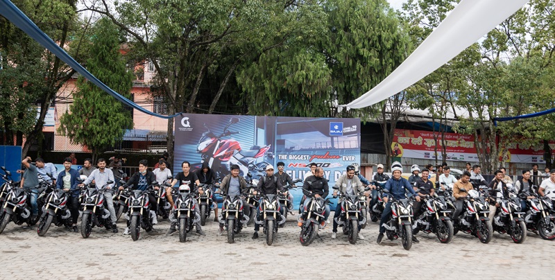 Bajaj Pulsar NS400Z Launched in Nepal: Deliveries Begin at Bajaj Grand Carnival, Bhrikutimandap