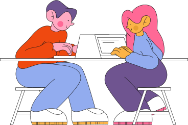 bloom-man-and-woman-type-on-laptops